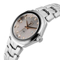  Shop Authentic Tag Heuer Link Quartz Brown Dial Silver Steel Strap Watch for Women - WBC131E.BA0649 - Luxxuri