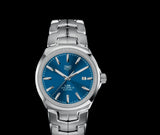  Shop Authentic Tag Heuer Link Automatic Blue Dial Silver Steel Strap Watch for Men - WBC2112.BA0603 - Luxxuri