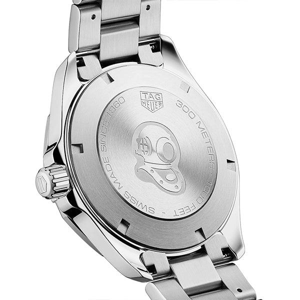 Tag Heuer Aquaracer Black Dial Silver Steel Strap Watch for Men - WBD1110.BA0928