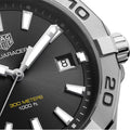  Shop Authentic Tag Heuer Aquaracer Black Dial Silver Steel Strap Watch for Men - WBD1110.BA0928 - Luxxuri