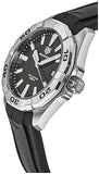  Shop Authentic Tag Heuer Aquaracer Quartz Black Dial Black Rubber Strap Watch for Men -  WBD1110.FT8021 - Luxxuri