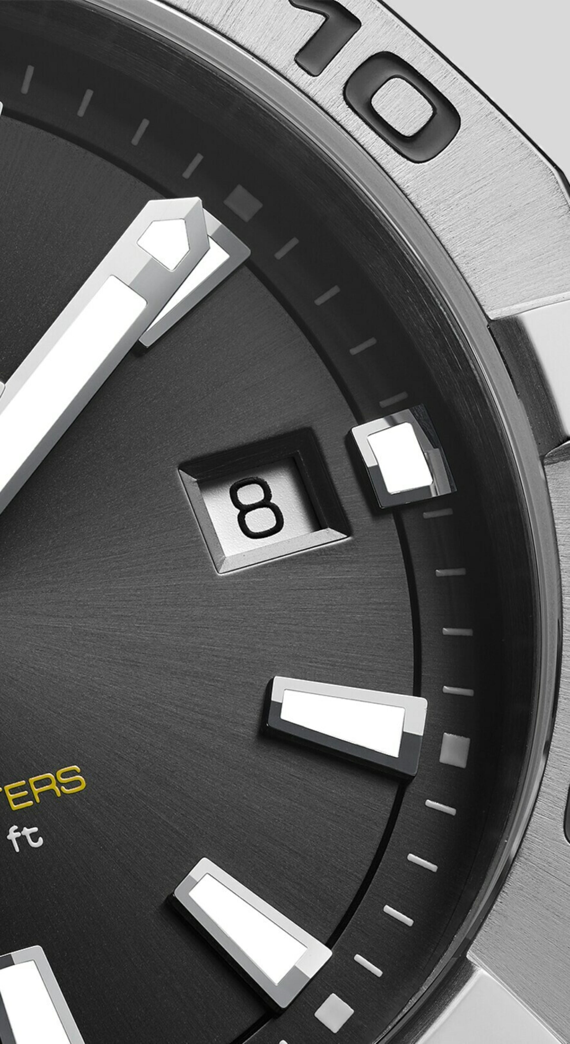  Shop Authentic Tag Heuer Aquaracer Black Dial Silver Steel Strap Watch for Men - WBD1110.BA0928 - Luxxuri