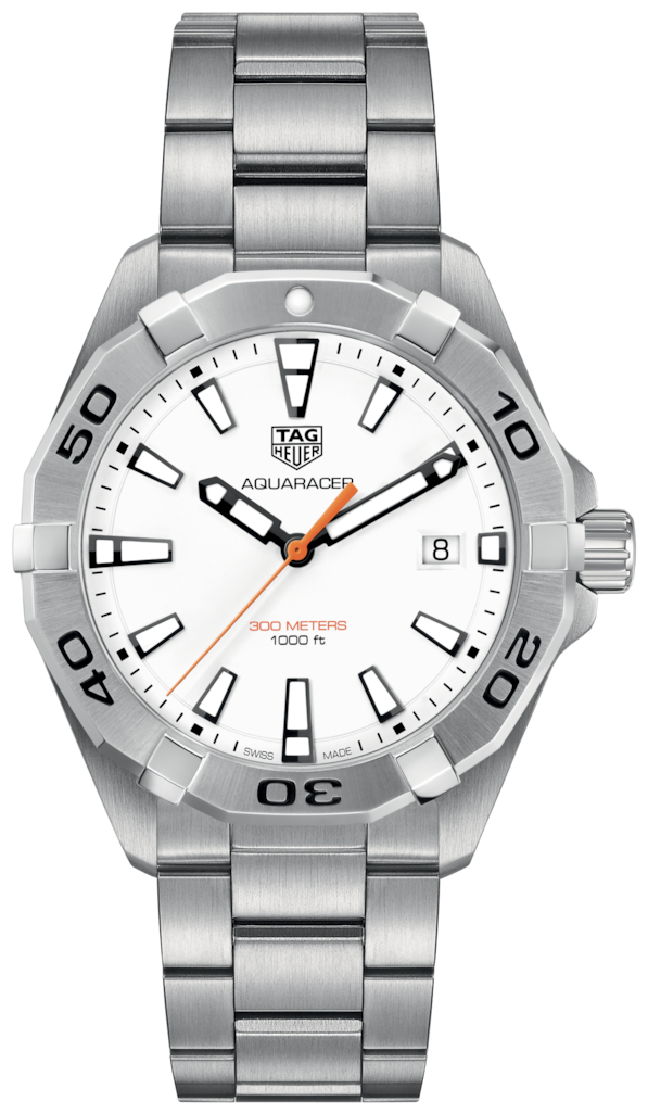 Tag Heuer Aquaracer White Dial Watch for Men - WBD1111.BA0928