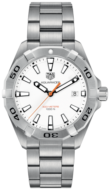  Shop Authentic Tag Heuer Aquaracer White Dial Watch for Men - WBD1111.BA0928 - Luxxuri