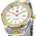  Shop Authentic Tag Heuer Aquaracer Quartz White Dial Two Tone Steel Strap Watch for Men - WAY1120.BB0930 - Luxxuri