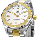  Shop Authentic Tag Heuer Aquaracer Silver Dial Two Tone Steel Strap Watch for Women - WBD1120.BB0930 - Luxxuri
