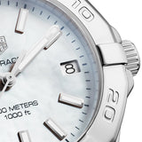  Shop Authentic Tag Heuer Aquaracer White Mother of Pearl Dial Watch for Women - WBD1311.BA0740 - Luxxuri
