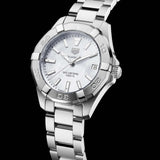  Shop Authentic Tag Heuer Aquaracer White Mother of Pearl Dial Watch for Women - WBD1311.BA0740 - Luxxuri