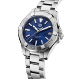  Shop Authentic Tag Heuer Aquaracer Quartz Blue Dial Silver Steel Strap Watch for Women - WBD1312.BA0740 - Luxxuri