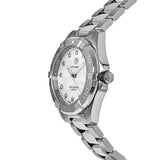  Shop Authentic Tag Heuer Aquaracer White Mother of Pearl Dial Watch for Women - WBD1314.BA0740 - Luxxuri