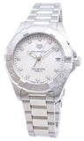  Shop Authentic Tag Heuer Aquaracer White Mother of Pearl Dial Watch for Women - WBD1314.BA0740 - Luxxuri