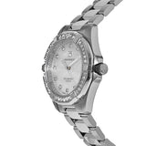  Shop Authentic Tag Heuer Aquaracer Diamonds White Mother of Pearl Dial Silver Steel Strap Watch for Women - WBD1315.BA0740 - Luxxuri