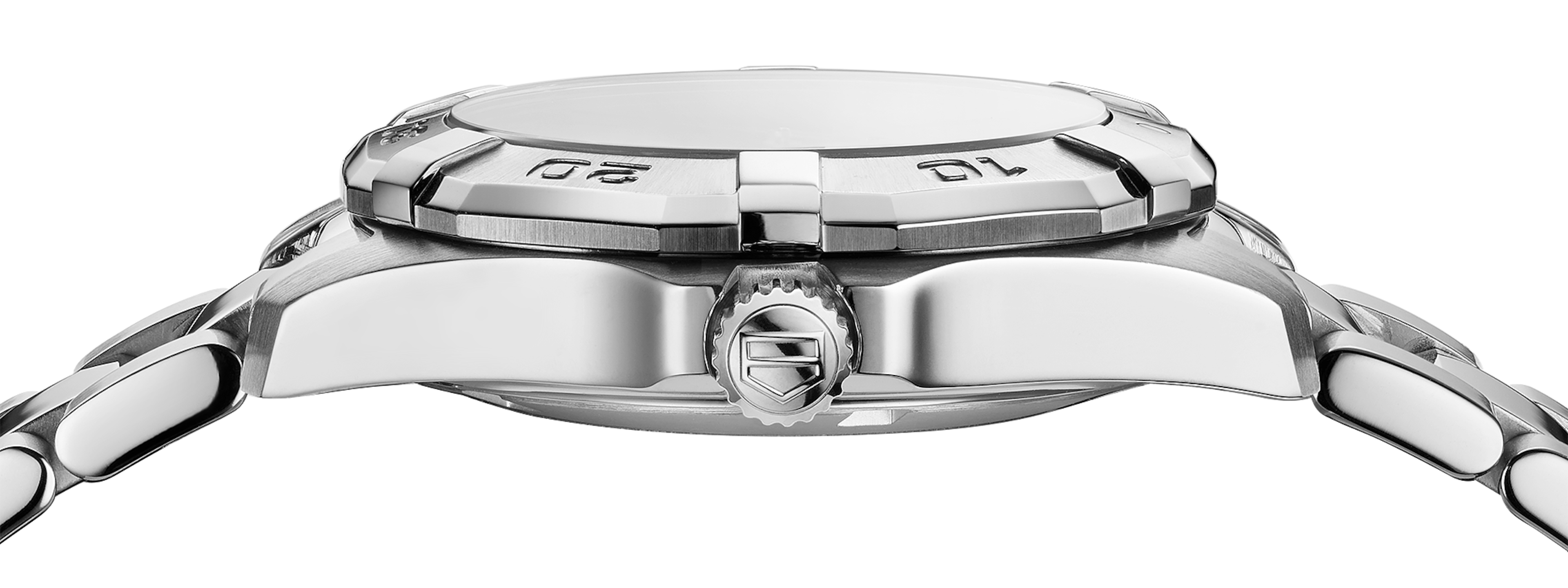 Tag Heuer Aquaracer Diamonds Emerald Green Dial Silver Steel Strap Watch for Women - WBD1316.BA0740