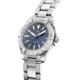  Shop Authentic Tag Heuer Aquaracer Blue Dial Silver Steel Strap Watch for Women - WBD131D.BA0748 - Luxxuri