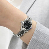  Shop Authentic Tag Heuer Aquaracer Quartz Black Dial Silver Steel Strap Watch for Women - WBD1410.BA0741 - Luxxuri