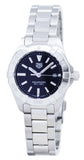  Shop Authentic Tag Heuer Aquaracer Quartz Black Dial Silver Steel Strap Watch for Women - WBD1410.BA0741 - Luxxuri
