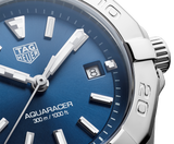  Shop Authentic Tag Heuer Aquaracer Blue Dial Silver Steel Strap Watch for Women - WBD1412.BA0741 - Luxxuri
