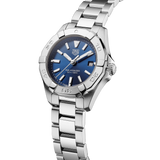  Shop Authentic Tag Heuer Aquaracer Blue Dial Silver Steel Strap Watch for Women - WBD1412.BA0741 - Luxxuri