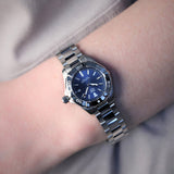  Shop Authentic Tag Heuer Aquaracer Blue Dial Silver Steel Strap Watch for Women - WBD1412.BA0741 - Luxxuri