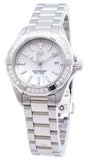  Shop Authentic Tag Heuer Aquaracer Diamonds Mother of Pearl White Dial Silver Steel Strap Watch for Women - WBD1413.BA0741 - Luxxuri