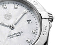  Shop Authentic Tag Heuer Aquaracer Diamonds Mother of Pearl Dial Silver Steel Strap Watch for Women - WBD131B.BA0748 - Luxxuri