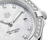  Shop Authentic Tag Heuer Aquaracer Diamonds Mother of Pearl White Dial Silver Steel Strap Watch for Women - WBD1415.BA0741 - Luxxuri