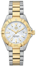  Shop Authentic Tag Heuer Aquaracer Mother of Pearl Dial Two Tone Steel Strap Watch for Men - WBD1420.BB0321 - Luxxuri