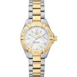  Shop Authentic Tag Heuer Aquaracer Diamonds Mother of Pearl Dial Two Tone Steel Strap Watch for Men - WBD1422.BB0321 - Luxxuri