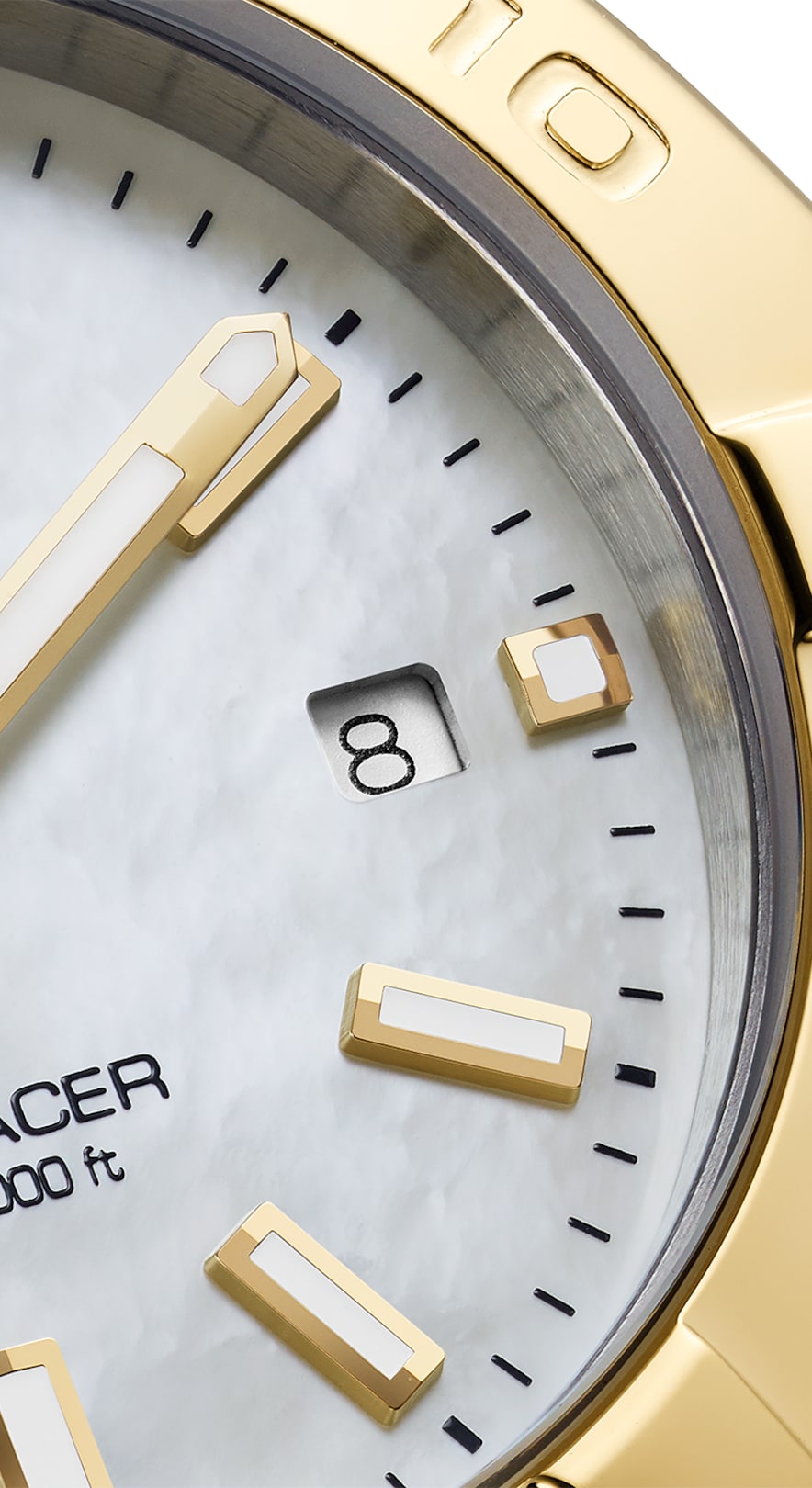 Tag Heuer Aquaracer Mother of Pearl Dial Two Tone Steel Strap Watch for Men - WBD1420.BB0321