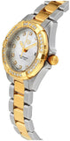  Shop Authentic Tag Heuer Aquaracer Quartz Diamonds Mother of Pearl Dial Two Tone Steel Strap Watch for Women - WBD1423.BB0321 - Luxxuri