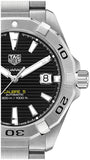  Shop Authentic Tag Heuer Aquaracer Automatic Caliber 5 Black Dial Silver Steel Strap Watch for Men - WBD2110.BA0928 - Luxxuri