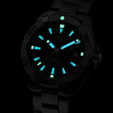  Shop Authentic Tag Heuer Aquaracer Automatic Caliber 5 Black Dial Silver Steel Strap Watch for Men - WBD2110.BA0928 - Luxxuri