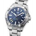  Shop Authentic Tag Heuer Aquaracer Automatic Blue Dial Silver Steel Strap Watch for Men - WBD2112.BA0928 - Luxxuri