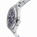  Shop Authentic Tag Heuer Aquaracer Automatic Blue Dial Silver Steel Strap Watch for Men - WBD2112.BA0928 - Luxxuri