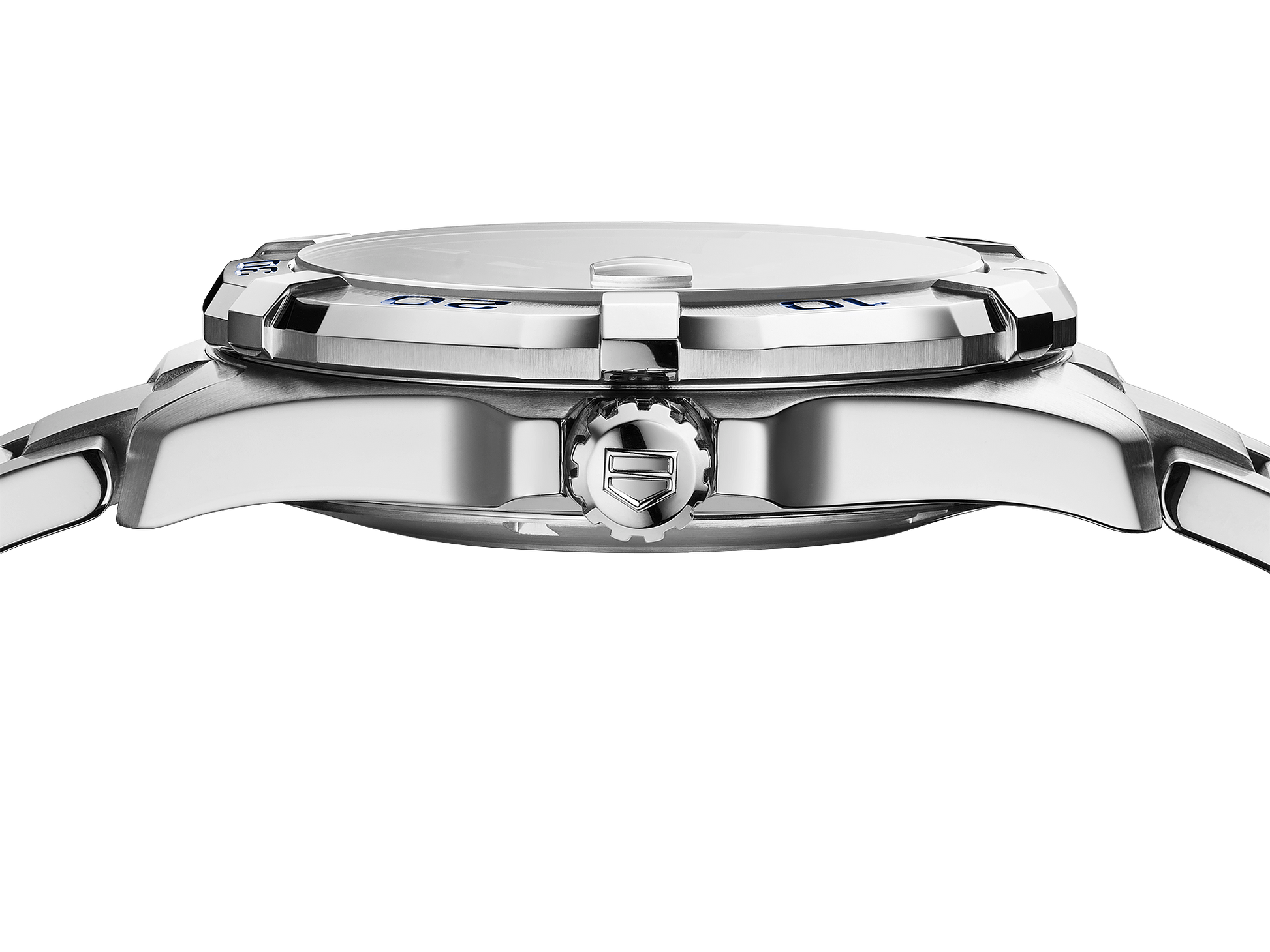  Shop Authentic Tag Heuer Aquaracer Automatic Blue Dial Silver Steel Strap Watch for Men - WBD2112.BA0928 - Luxxuri