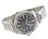  Shop Authentic Tag Heuer Aquaracer Calibre 5 Grey Dial Silver Steel Strap Watch for Men - WBD2113.BA0928 - Luxxuri