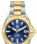  Shop Authentic Tag Heuer Aquaracer Calibre 5 Blue Dial Two Tone Steel Strap Watch for Women - WBD2120.BB0930 - Luxxuri
