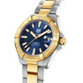  Shop Authentic Tag Heuer Aquaracer Calibre 5 Blue Dial Two Tone Steel Strap Watch for Women - WBD2120.BB0930 - Luxxuri