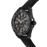  Shop Authentic Tag Heuer Aquaracer Calibre 5 Black NATO Strap Carbon Dial Watch for Men - WBD218A.FC6445 - Luxxuri