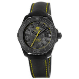  Shop Authentic Tag Heuer Aquaracer Calibre 5 Black NATO Strap Carbon Dial Watch for Men - WBD218B.FC6446 - Luxxuri