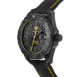  Shop Authentic Tag Heuer Aquaracer Calibre 5 Black NATO Strap Carbon Dial Watch for Men - WBD218B.FC6446 - Luxxuri