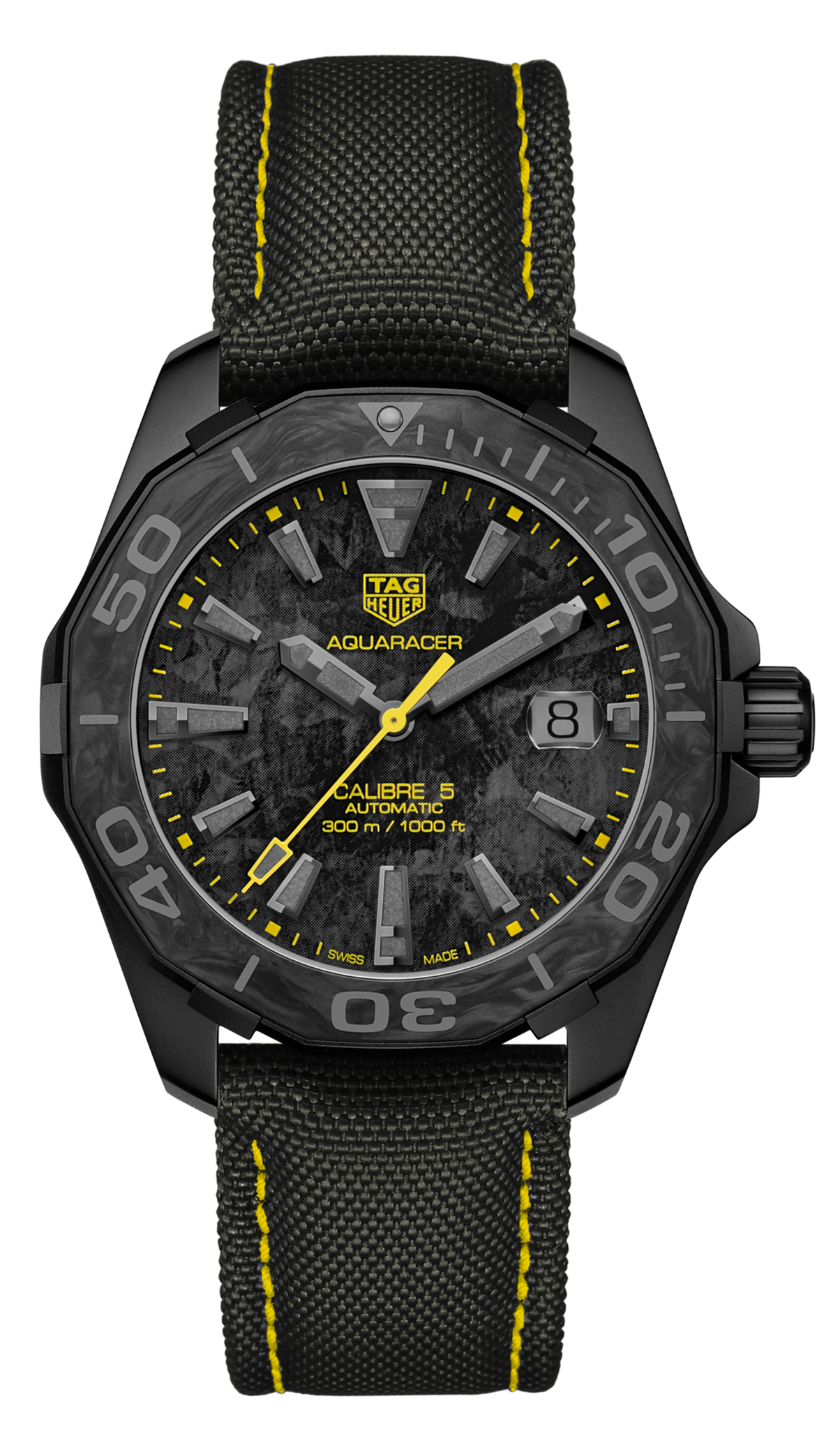  Shop Authentic Tag Heuer Aquaracer Carbon Dial Watch for Men - WBD218B.FC6446 - Luxxuri