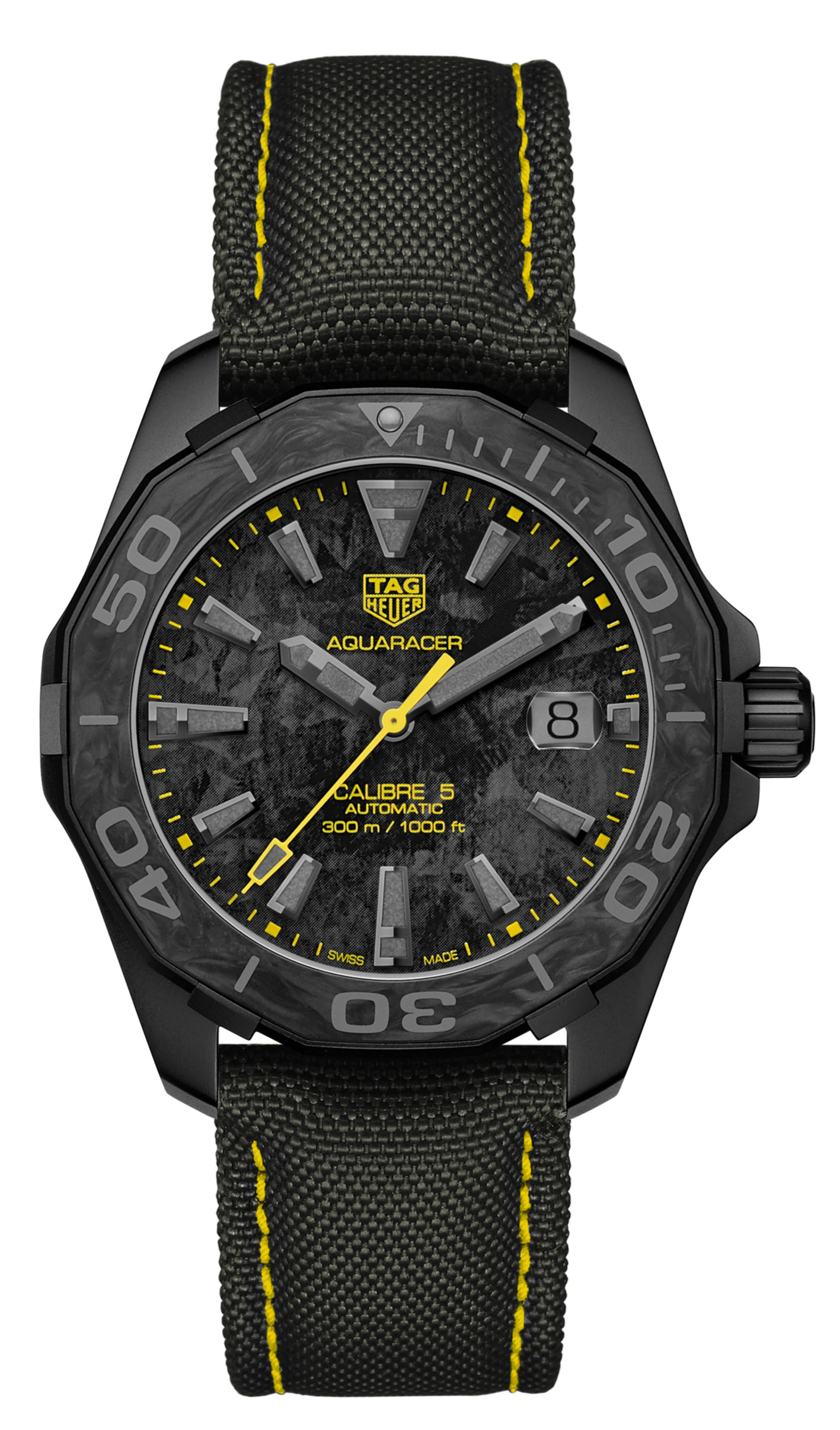  Shop Authentic Tag Heuer Aquaracer Carbon Dial Watch for Men - WBD218B.FC6446 - Luxxuri