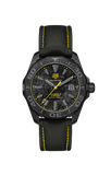  Shop Authentic Tag Heuer Aquaracer Calibre 5 Black NATO Strap Carbon Dial Watch for Men - WBD218B.FC6446 - Luxxuri