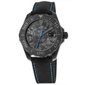 Tag Heuer Aquaracer Calibre 5 Black Nylon Strap Carbon Dial Watch for Men -  WBD218C.FC6447