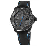  Shop Authentic Tag Heuer Aquaracer Calibre 5 Black Nylon Strap Carbon Dial Watch for Men -  WBD218C.FC6447 - Luxxuri