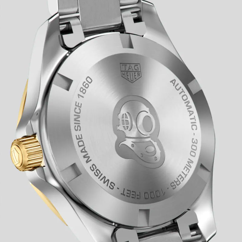  Shop Authentic Tag Heuer Aquaracer Automatic Diamonds Silver Dial Two Tone Steel Strap Watch for Women - WBD2321.BB0320 - Luxxuri