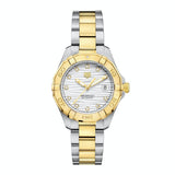  Shop Authentic Tag Heuer Aquaracer Automatic Diamonds Silver Dial Two Tone Steel Strap Watch for Women - WBD2321.BB0320 - Luxxuri