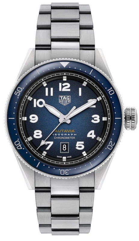  Shop Authentic Tag Heuer Autavia Blue Dial Watch for Men - WBE5116.EB0173 - Luxxuri
