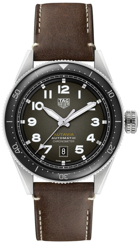  Shop Authentic Tag Heuer Autavia Automatic Grey Dial Watch for Men - WBE5114.FC8266 - Luxxuri